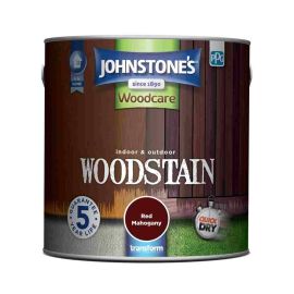 Johnstone's Indoor & Outdoor Woodstain - Red Mahogany 2.5L