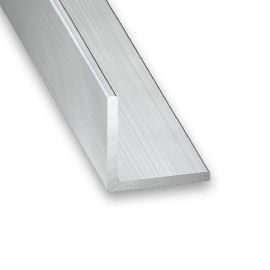 Raw Aluminium Equal Corner Profile - 35mm x 35mm x 2m