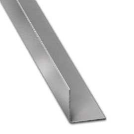 Grey Titanium PVC Equal Corner Profile - 20mm x 20mm x 2m