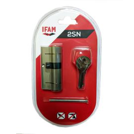 Ifam 35 / 35 Anti-Snap Nickel Euro Cylinder Lock