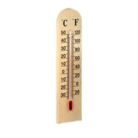 Ambassador Wooden Thermometer - 8"