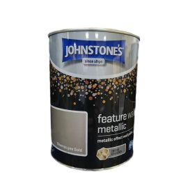 Johnstones Feature Wall Metallic Paint - Champagne Gold 1.25L
