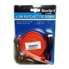 Blue Spot Ratchet Tie Down - 4.5m