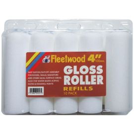 Fleetwood 4" (100mm) Gloss Roller Refills (10 Pack)