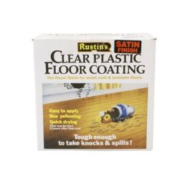 Rustins Plastic Floor Coating Kit Satin 1 Litre