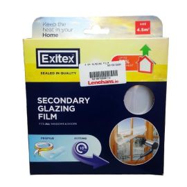 Exitex Draught Seal Insulating Glazing Film - 4.5m2