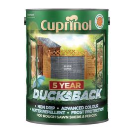 Cuprinol 5 Year Ducksback Fence Paint - Silver Copse 5L