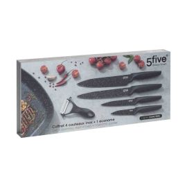 5Five Set Of 4 Stainless Steel Knives + Ceramic Peeler