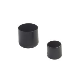 Amig Black Soft Plastic Round Leg Tip / Ferrule - 12mm
