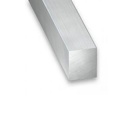 Raw Aluminium Square Bar - 6mm x 6mm x 1m