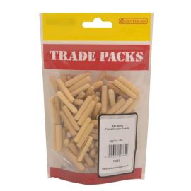 Wood Pack of 50 M10 x 40mm SupaFix Wooden Dowels Wood Pack of 50 M10 x 40mm SupaFix Wooden Dowels