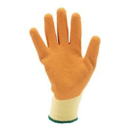 Draper Orange Heavy Duty Latex Coated Work Gloves - XL