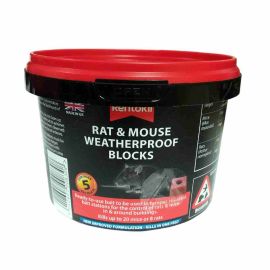 Rentokil Mouse & Rat Killer Weatherproof Blocks - 5 Blocks