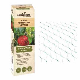 Grass Roots Crop Protection Netting - Green 10m x 2m