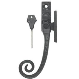 Antique Black Ironwork Locking Casement Fastener (Left Hand)