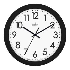 Acctim Abingdon Black Wall Clock