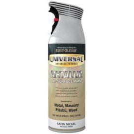 Rust-Oleum Universal All-Surface Spray Paint - Satin Nickel Metallic 400ml