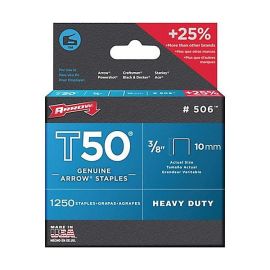 Arrow T50™ 1250 Staples - 10mm