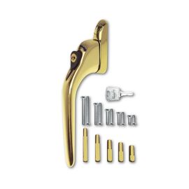Asec Polished Brass Multi-Spindle Espag Window Handle Repair Kit