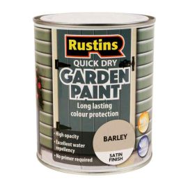 Rustins QD Satin Garden Paint - Barley 750ml