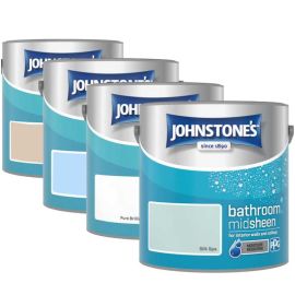 Johnstones Bathroom Midsheen Paint - 2.5L