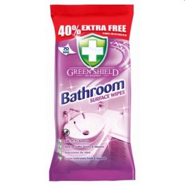 Greenshield Bathroom Surface Wipes - 70 Wipes