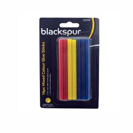 Blackspur 14 Piece 7mm Mixed Colour Glue Sticks