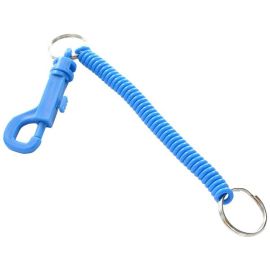 Spiral Elasticated Clip On Key Ring