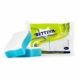 Bettina Bathroom Cleaner Scourer Sponge - Pack Of 2