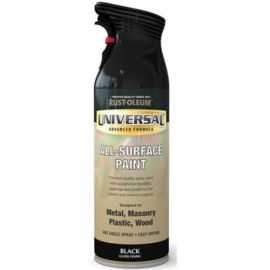 Rust-Oleum Universal All-Surface Spray Paint - Black Gloss 400ml