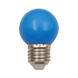 Tezla 1w Blue LED Plastic Globe ES Party Lightbulb