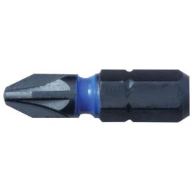 CK T4560 Blue Steel Impact Screwdriver Bit 25mm PZ2 (Pack of 3)