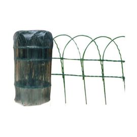 GreenBlade Green PVC Coated Border Fence - 10m X 0.25m