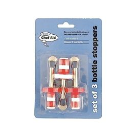 Set of 3 Bottle Stoppers