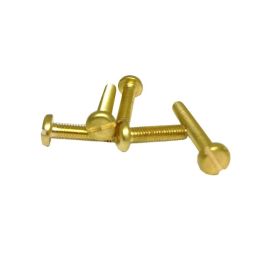 Brass Slotted Pan Head Single Machine Screws