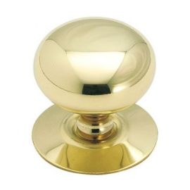Cupboard Knob 1.5in Brass