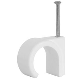 Cable Clip 5mm White