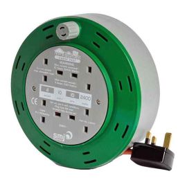 10m Cable Reel 10A - 4 Socket Outlets