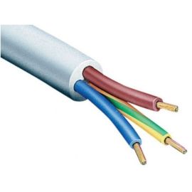 0.75mm² 3 Core Cable White