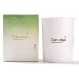 Green Angel Organic White Linen Candle - 225G