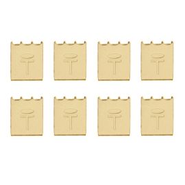 Takker Brass Plated Canvas Print Hangers (Pack of 8)