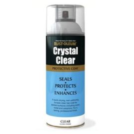 Rust-Oleum Crystal Clear Protective Top Coat Spray Paint - Gloss 400ml
