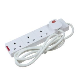 CED 4 Gang Anti-Surge 2 Metre Extension Lead
