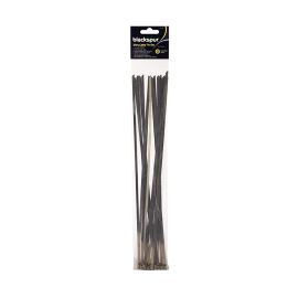 Blackspur 20 Piece Stainless Steel Cable Tie Set - 360mm x 4.6mm