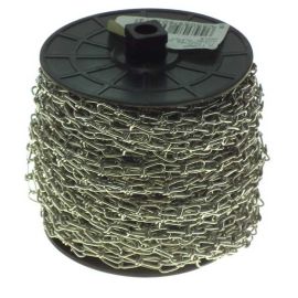 2.5mm Bright Zinc Knotted Chain - Price per metre