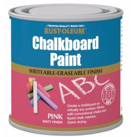 Rust-Oleum Pink Matt Chalkboard Paint 250ml