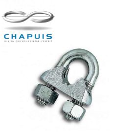 Chapuis 3/4mm Wire Rope Stirrup Clip