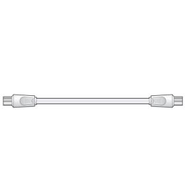 Coaxial Plug to Plug Leads - 2m length