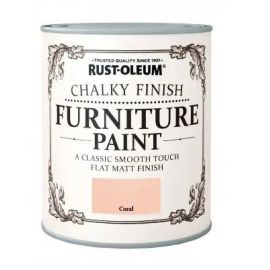 Rust-Oleum Furniture Chalky Paint - Coral 125ml 
