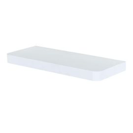 Core Trent Narrow White Floating Shelf - 80cm